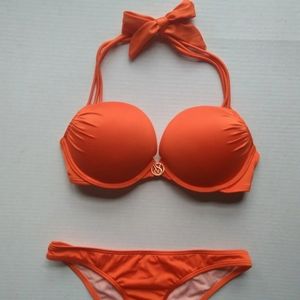 Victoria's Secret Bombshell Cheeky Bikini~Orange Kiss!